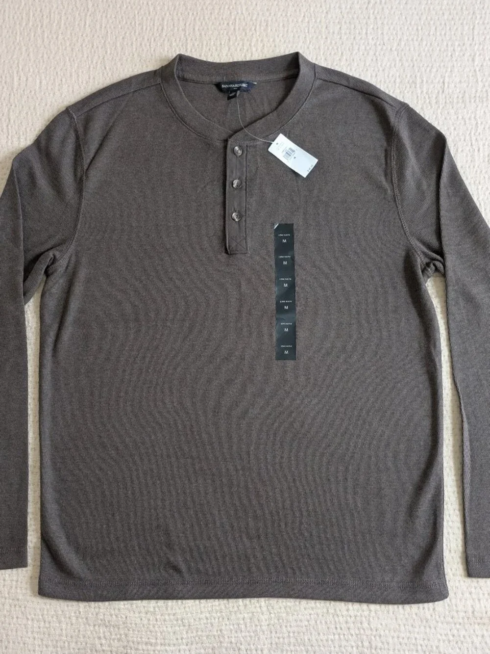 Banana Republic Long Sleeve Thermal Henley NWT